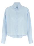 MM6 Maison Margiela Blue Cotton Blouse
