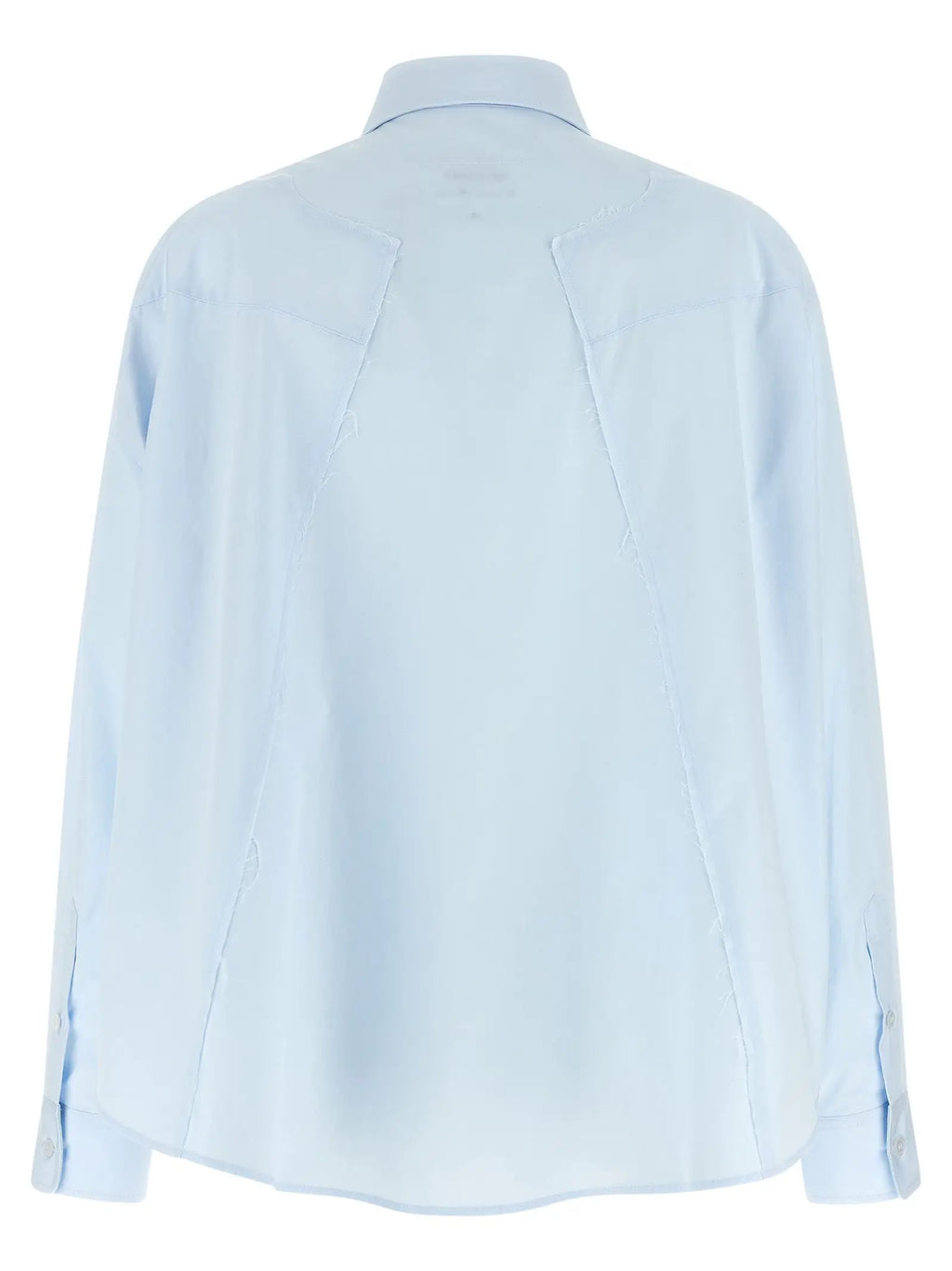 MM6 Maison Margiela Blue Cotton Blouse