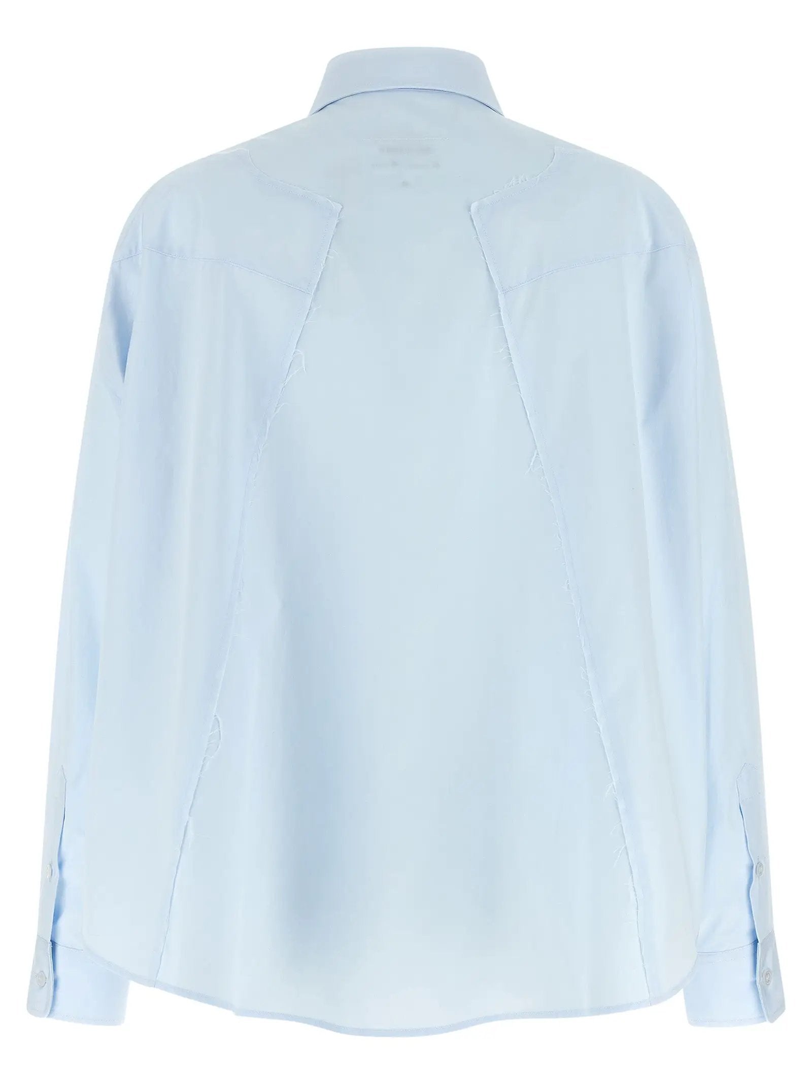 MM6 Maison Margiela Blue Cotton Blouse