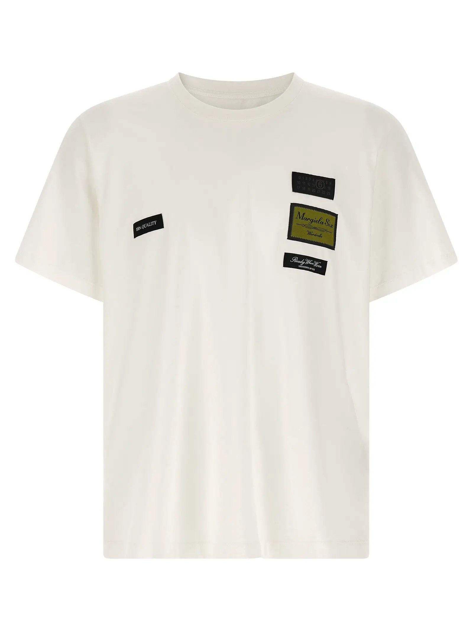 MM6 Maison Margiela White Cotton T-Shirt