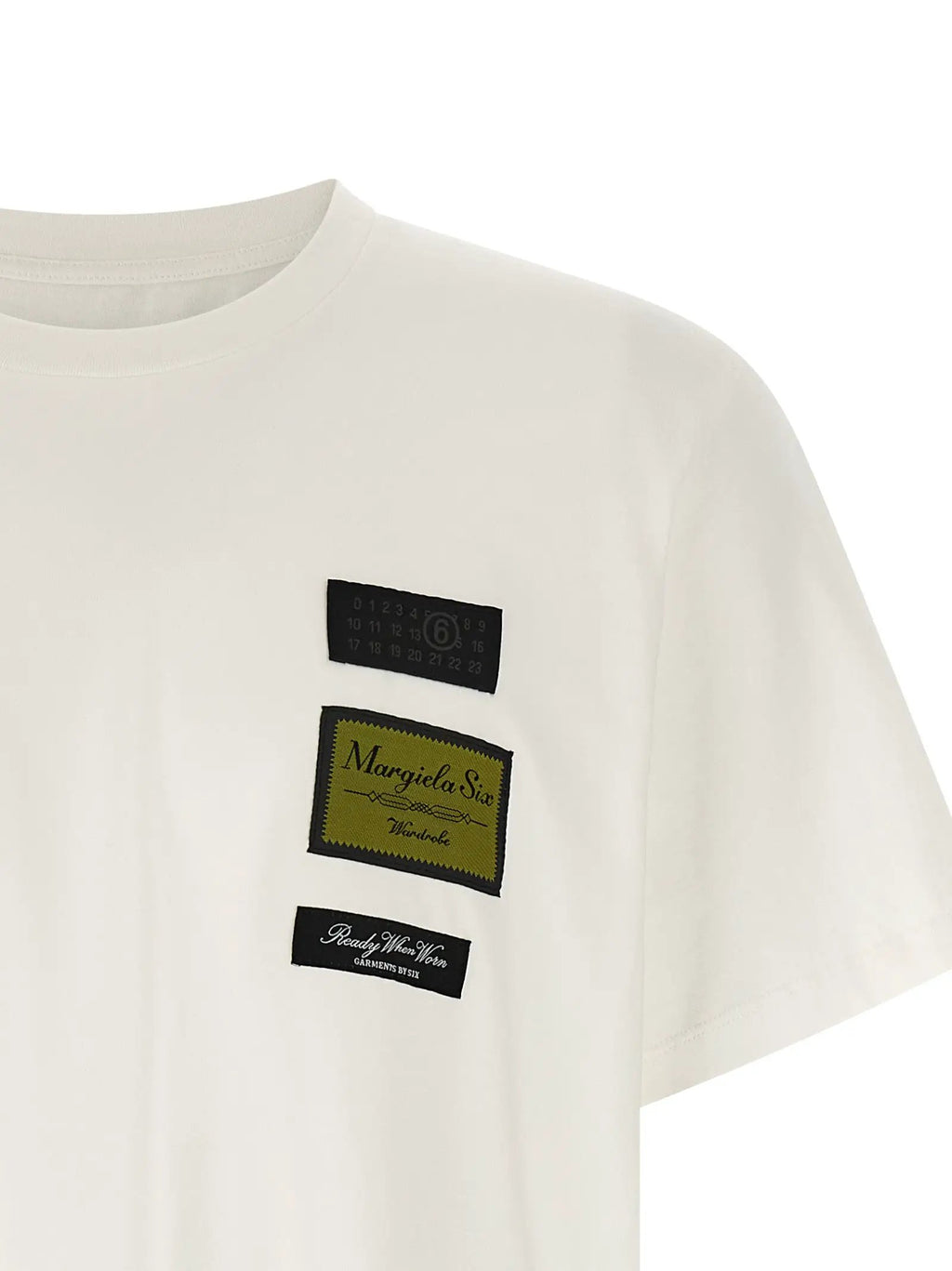 MM6 Maison Margiela White Cotton T-Shirt