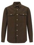 Rick Owens Brown Polyester Blouse