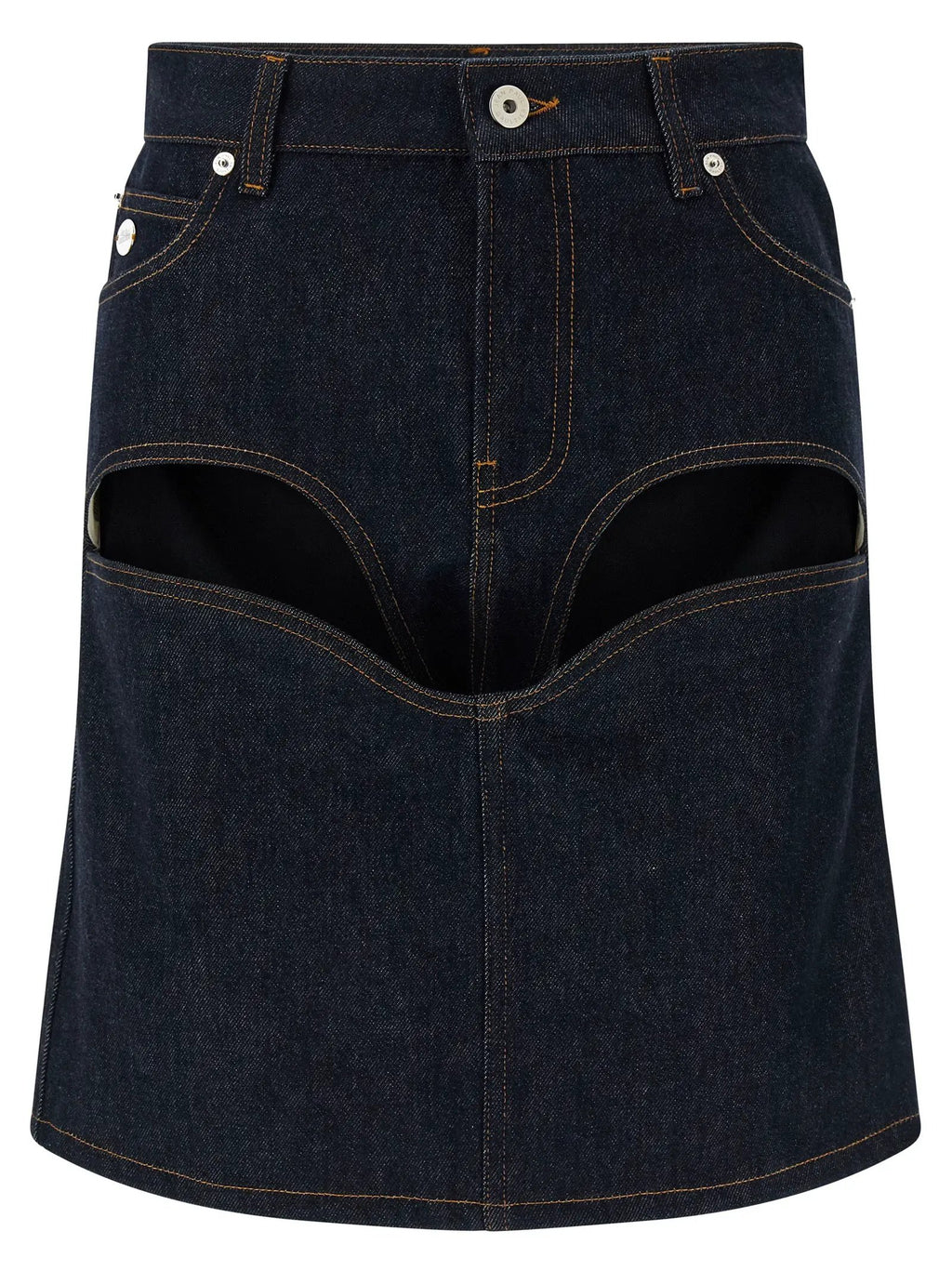 Jean Paul Gaultier Jean Paul Gaultier Blue Cotton Long Skirt