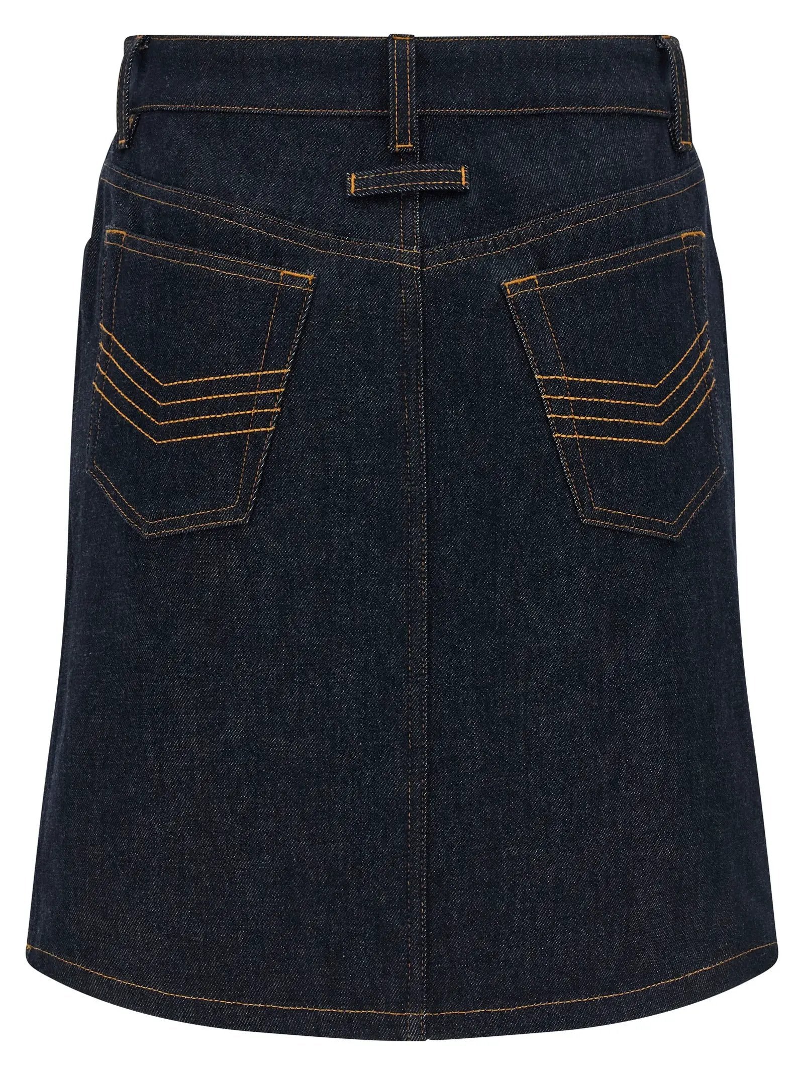 Jean Paul Gaultier Jean Paul Gaultier Blue Cotton Long Skirt