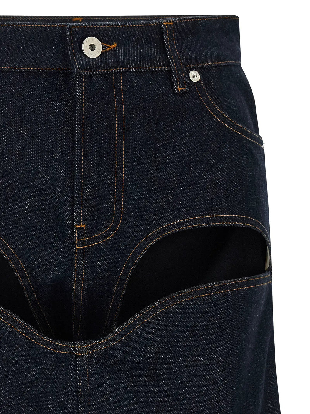 Jean Paul Gaultier Jean Paul Gaultier Blue Cotton Long Skirt
