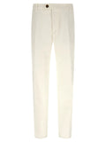 Brunello Cucinelli White Cotton Casual Pants