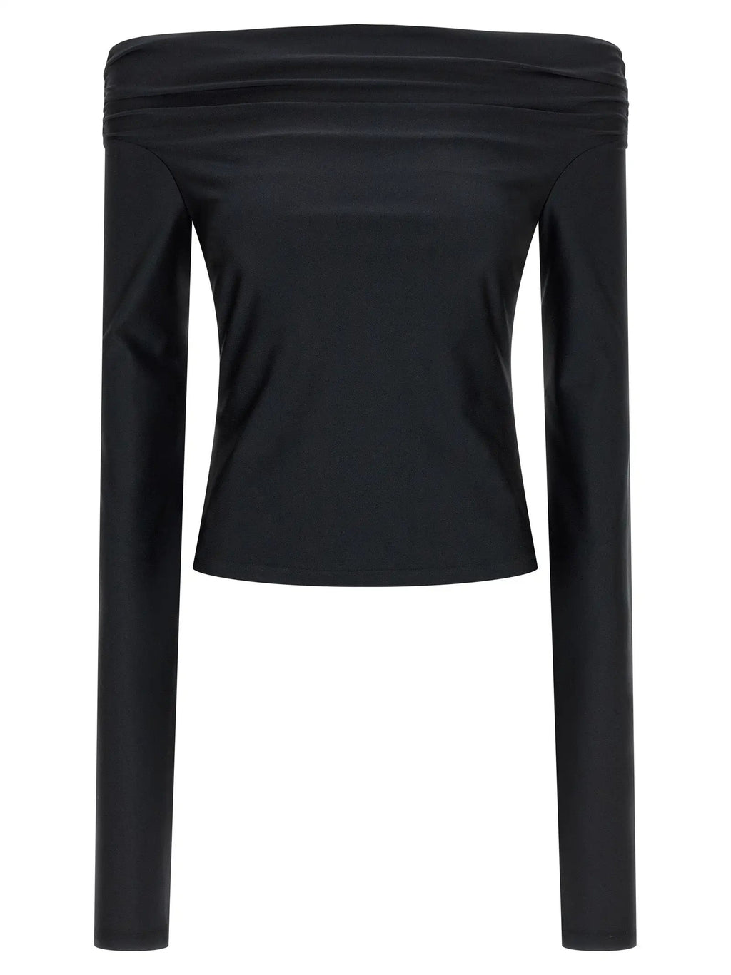 The Andamane Black Polyamide Tank Tops