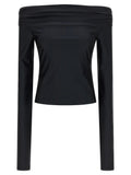 The Andamane Black Polyamide Tank Tops