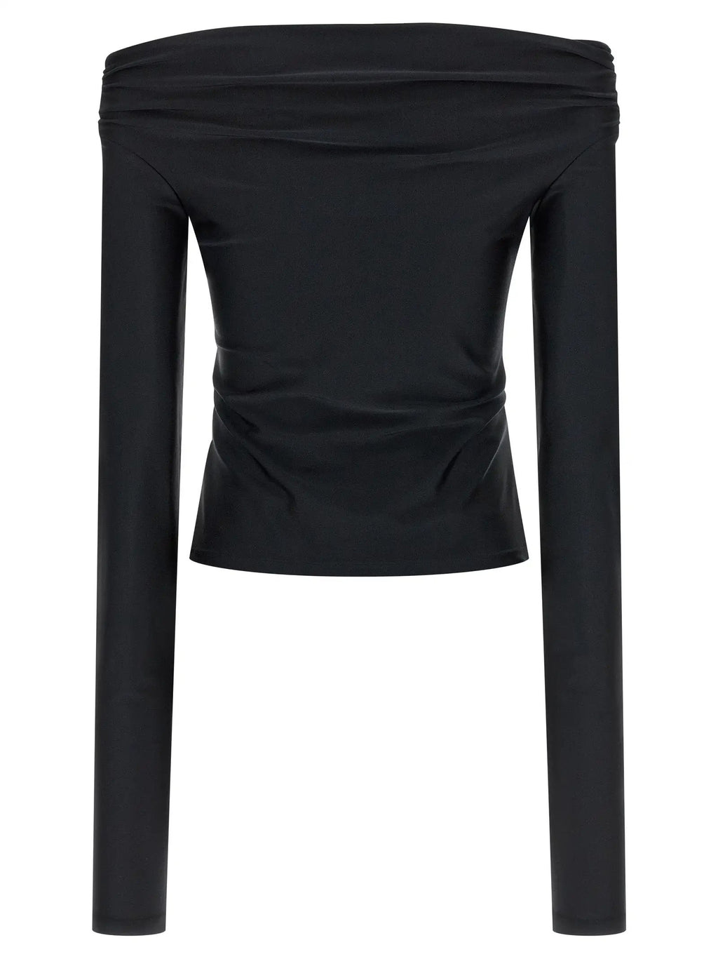 The Andamane Black Polyamide Tank Tops