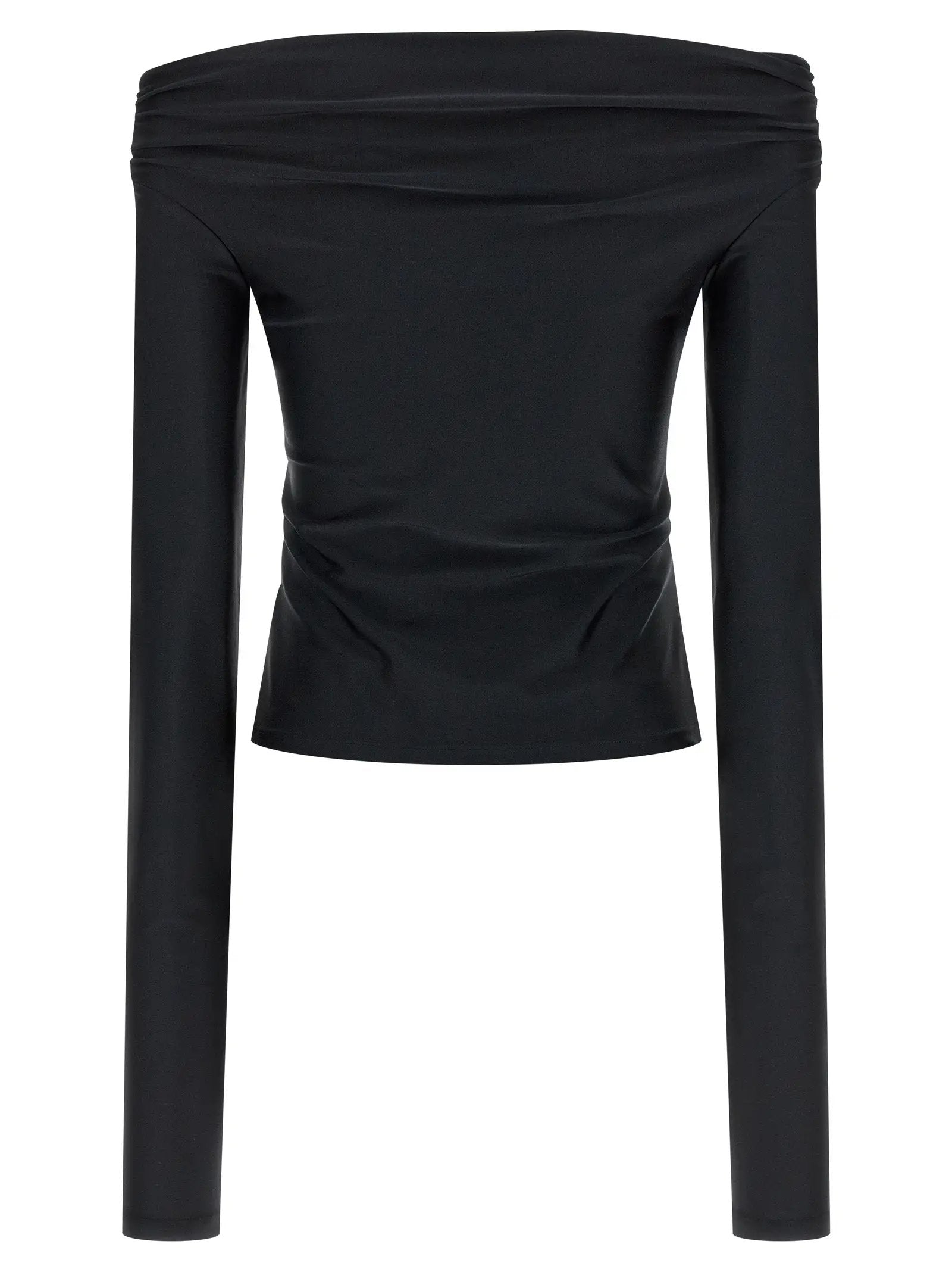 The Andamane Black Polyamide Tank Tops