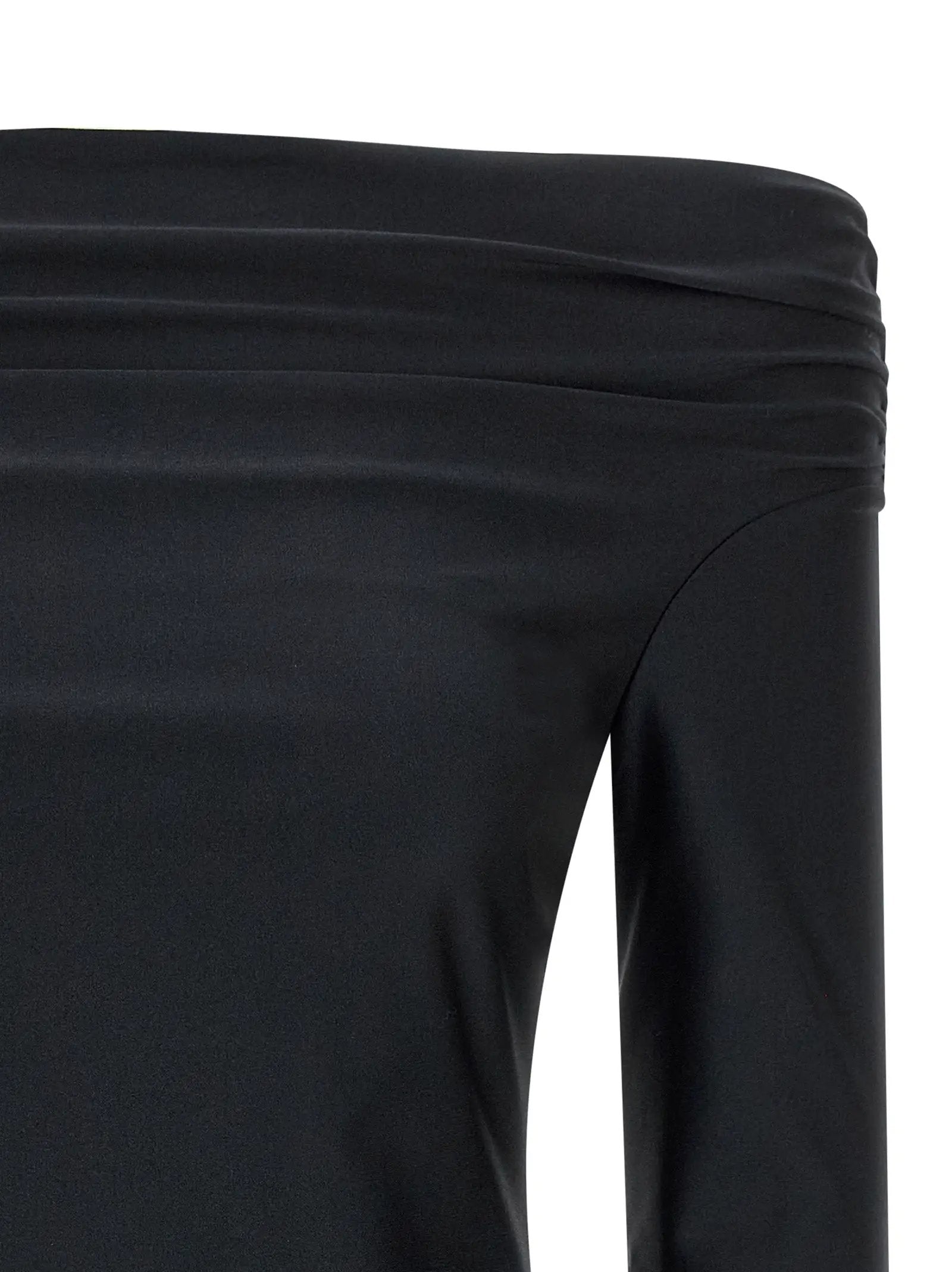 The Andamane Black Polyamide Tank Tops