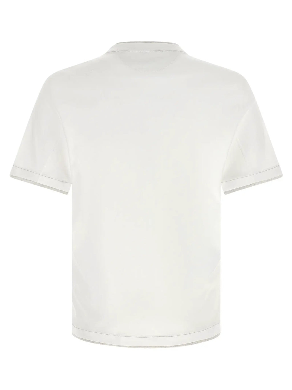 Brunello Cucinelli White Cotton T-Shirt
