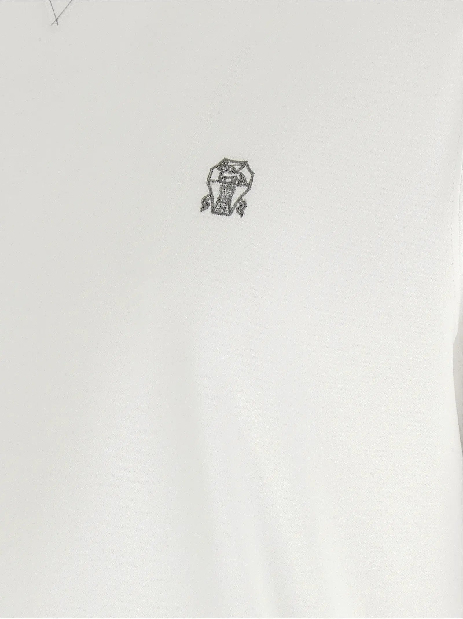 Brunello Cucinelli White Cotton T-Shirt