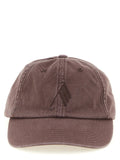 The Attico Brown Cotton Cap (Baseball Hat)