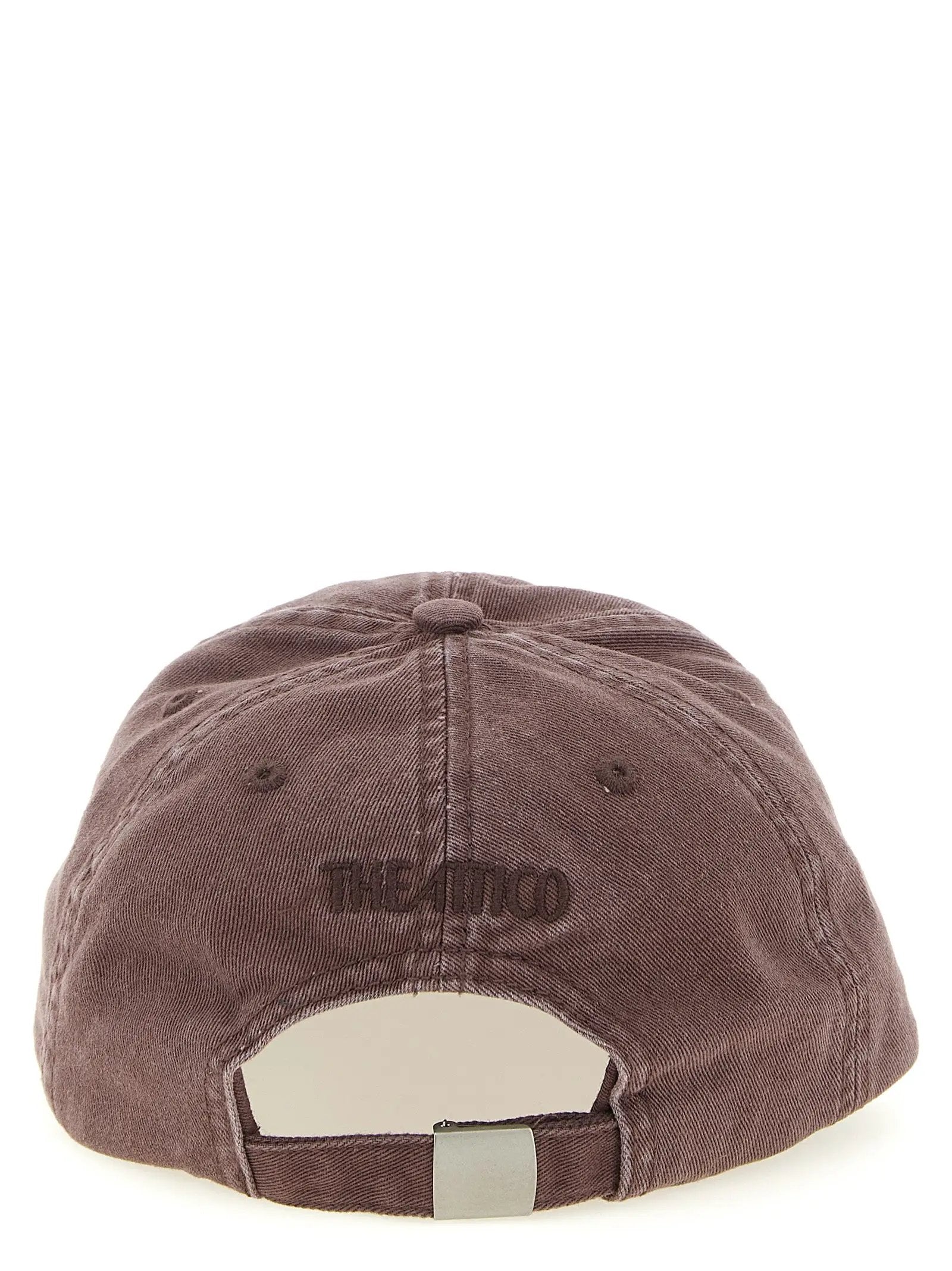 The Attico Brown Cotton Cap (Baseball Hat)