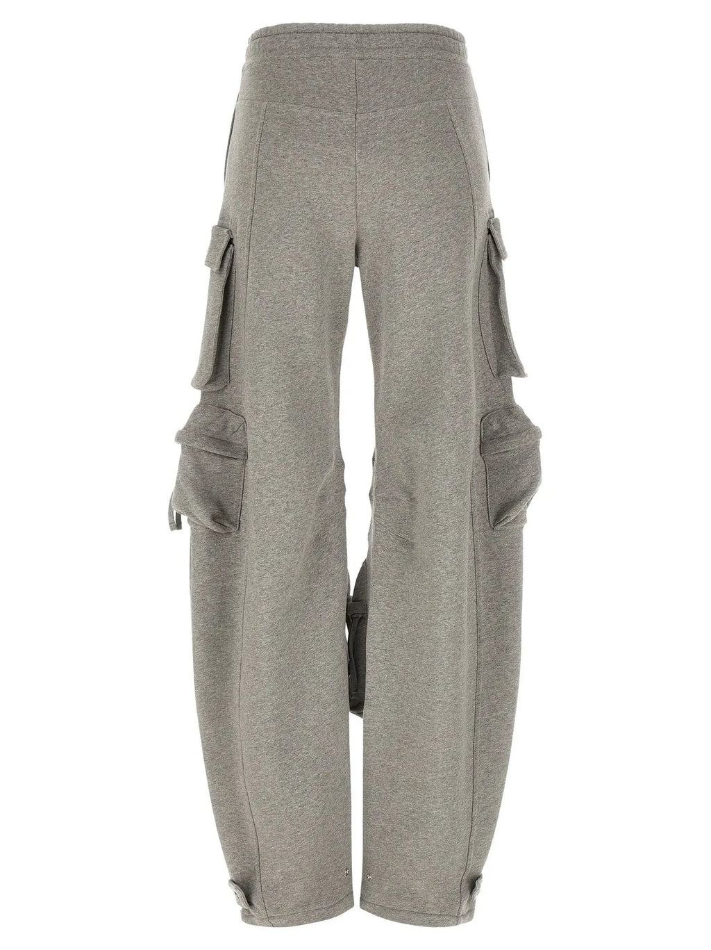 The Attico Gray Cotton Cargo Pants