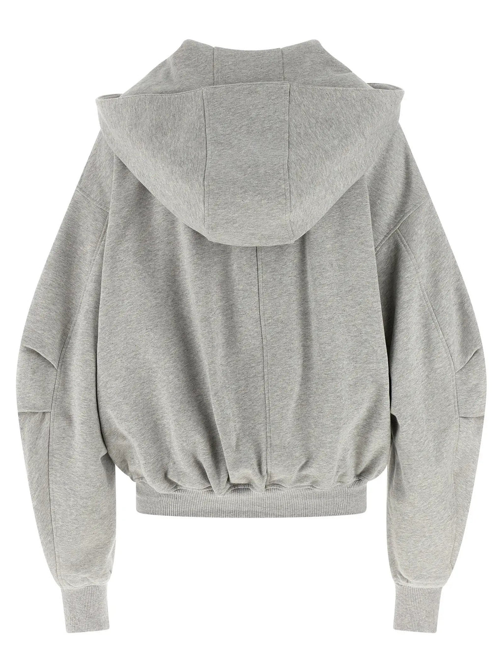 The Attico Gray Cotton Sweatshirt