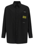 MM6 Maison Margiela Black Polyester Blouse