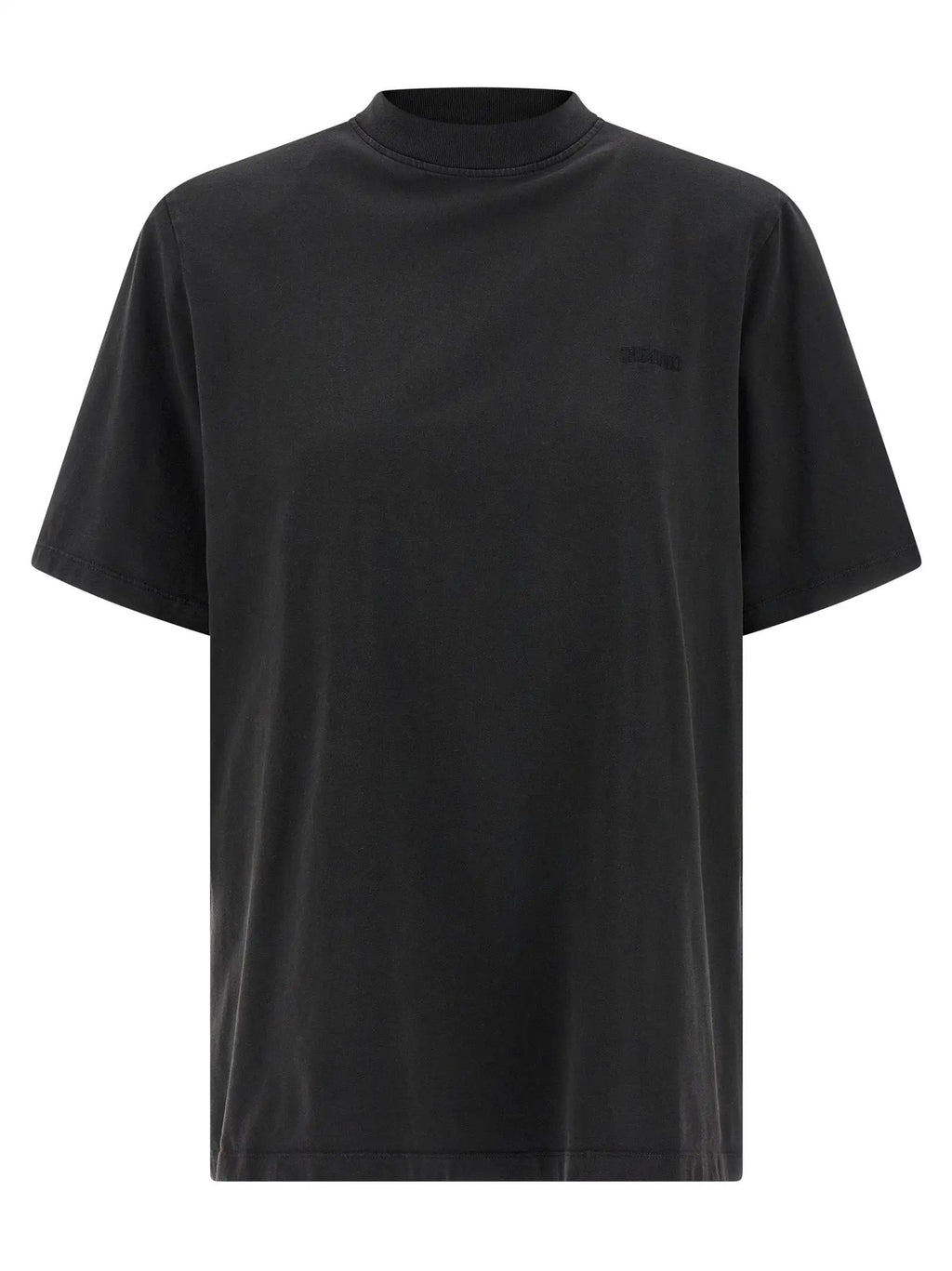 The Attico Black Cotton T-Shirt