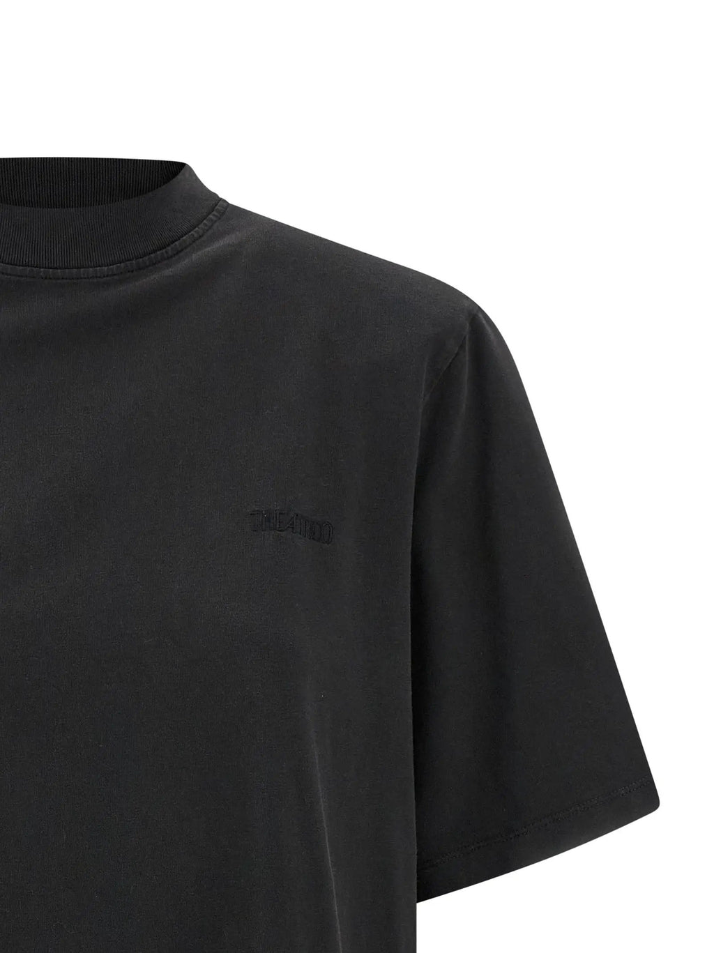 The Attico Black Cotton T-Shirt