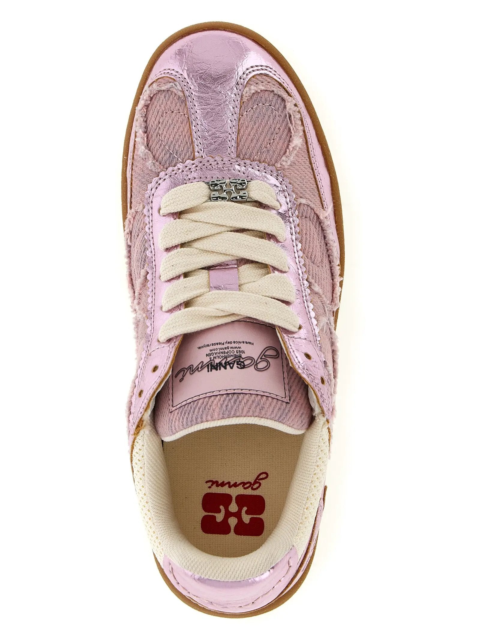 Ganni Multicolor Polyethylene Low Top Sneakers
