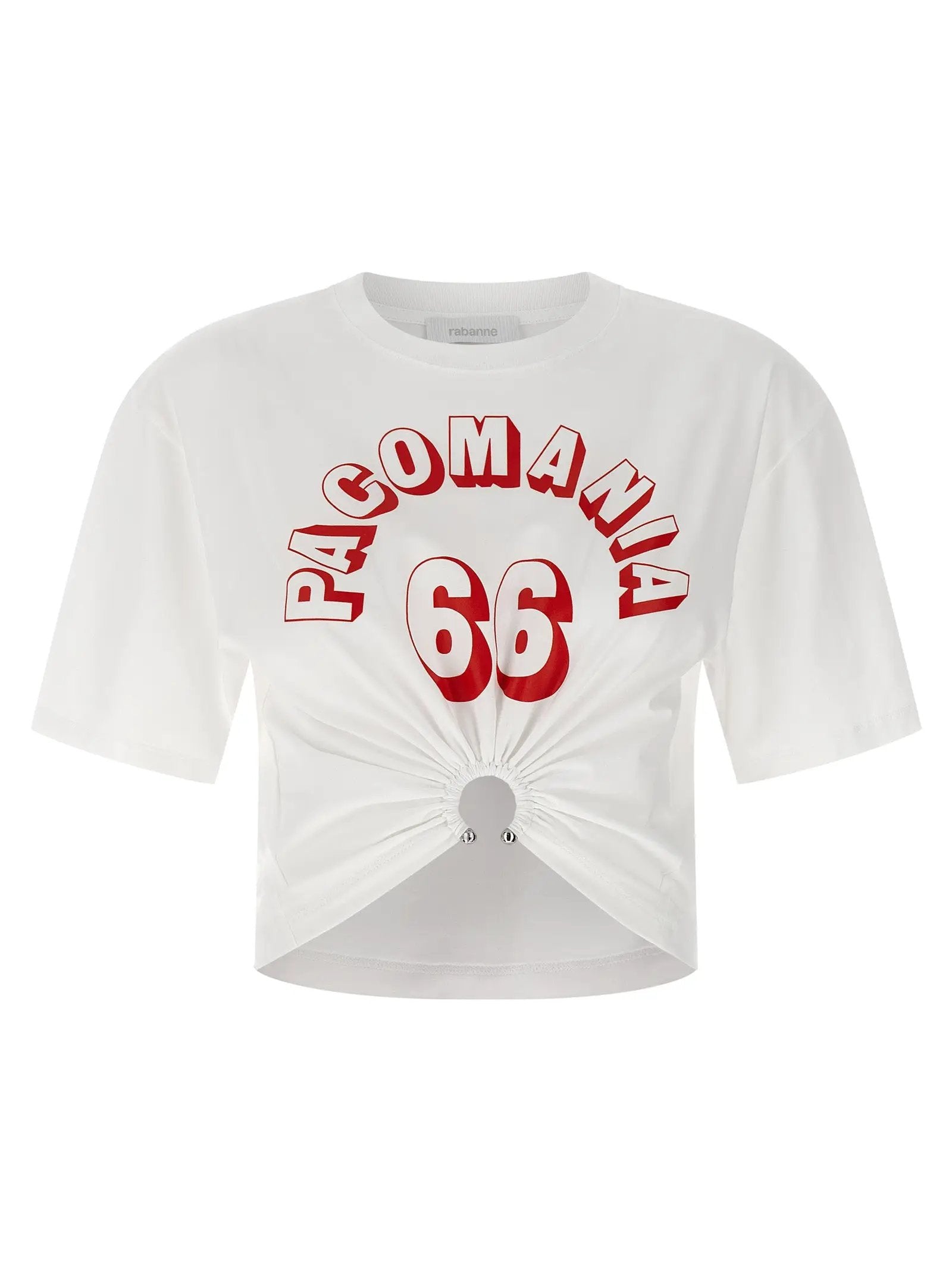 Paco Rabanne White Cotton T-Shirt