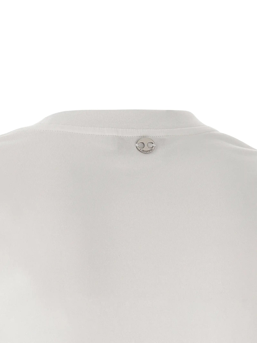 Paco Rabanne White Cotton T-Shirt