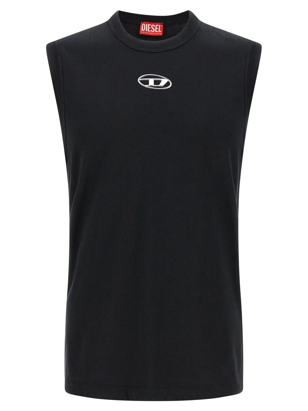 Diesel Black Cotton T-Shirt