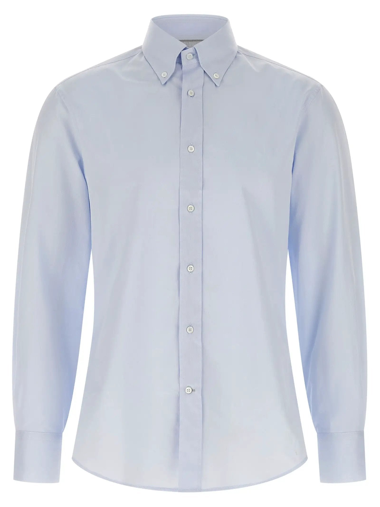 Brunello Cucinelli Blue Cotton Blouse