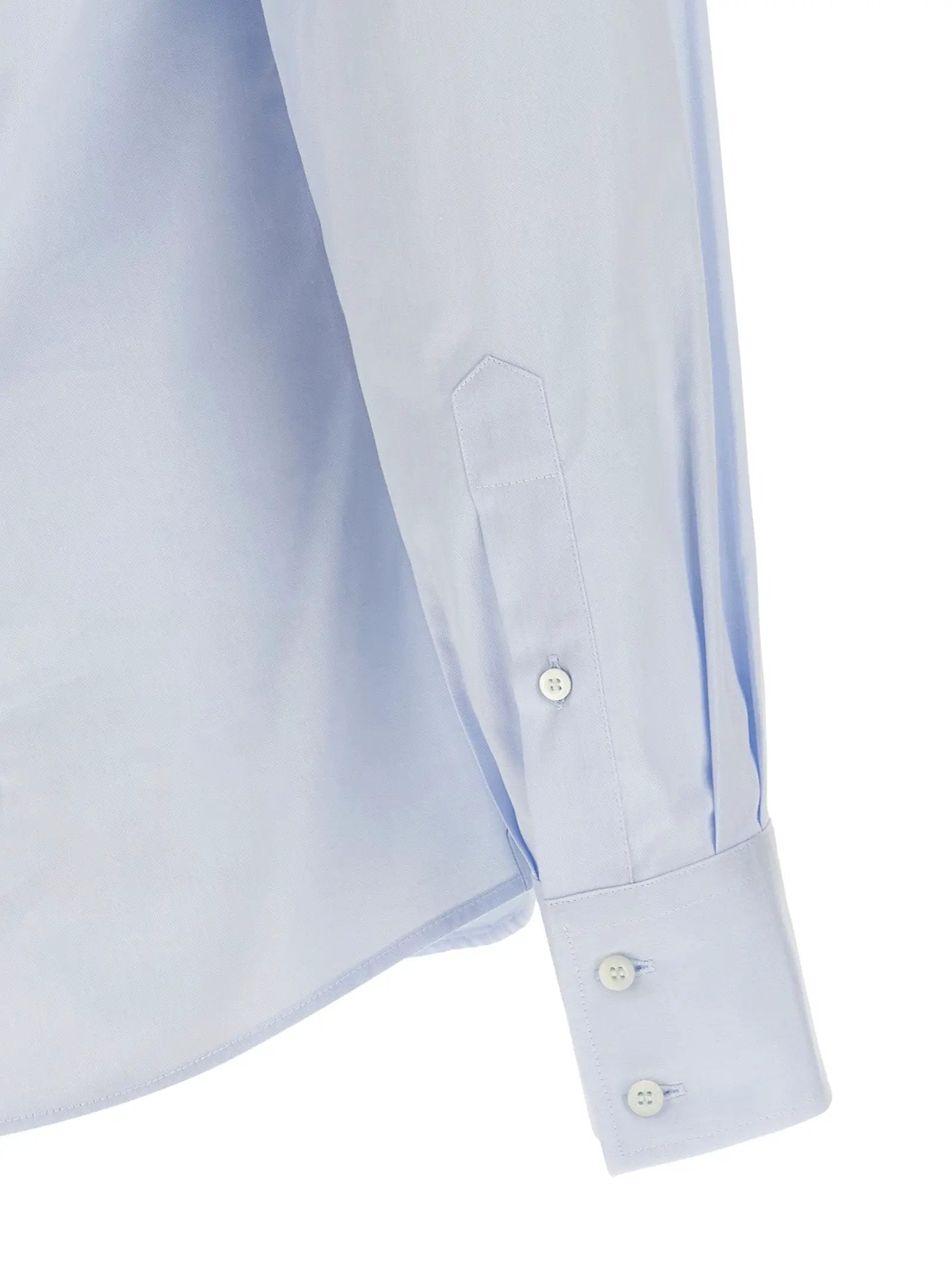 Brunello Cucinelli Blue Cotton Blouse