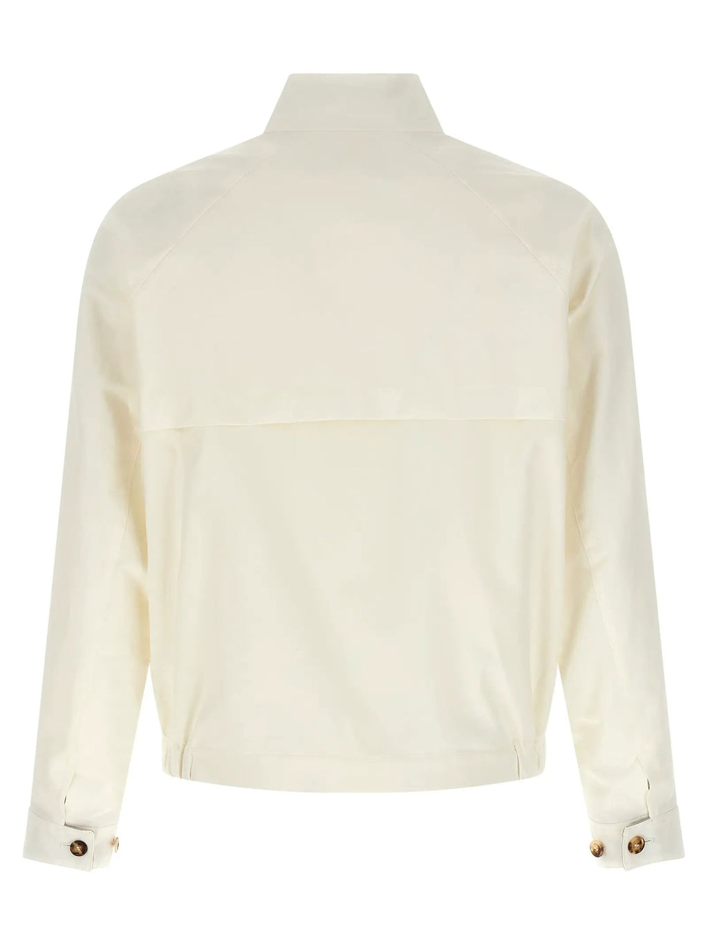 Brunello Cucinelli White Cotton Full-Length Jacket