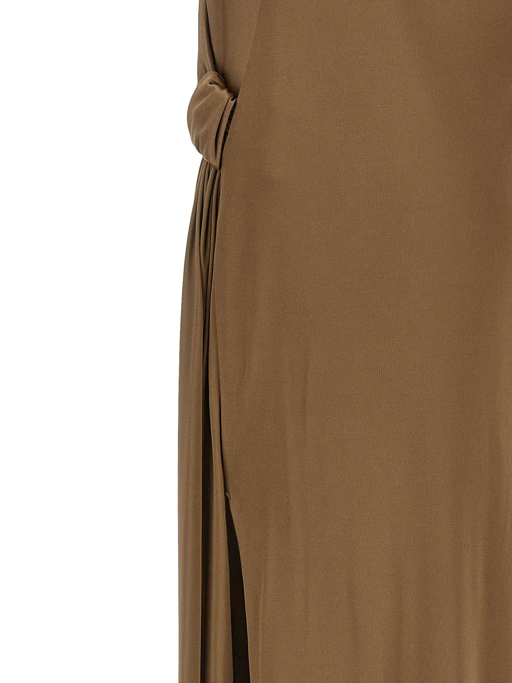 Elisabetta Franchi Beige Viscose Long Dress