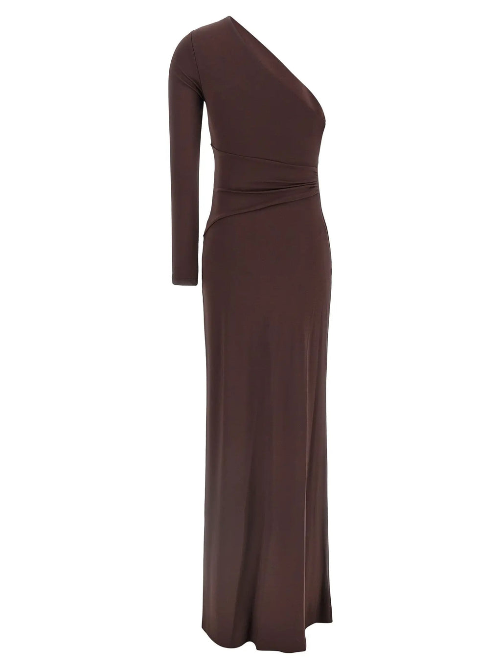Elisabetta Franchi Brown Viscose Long Dress