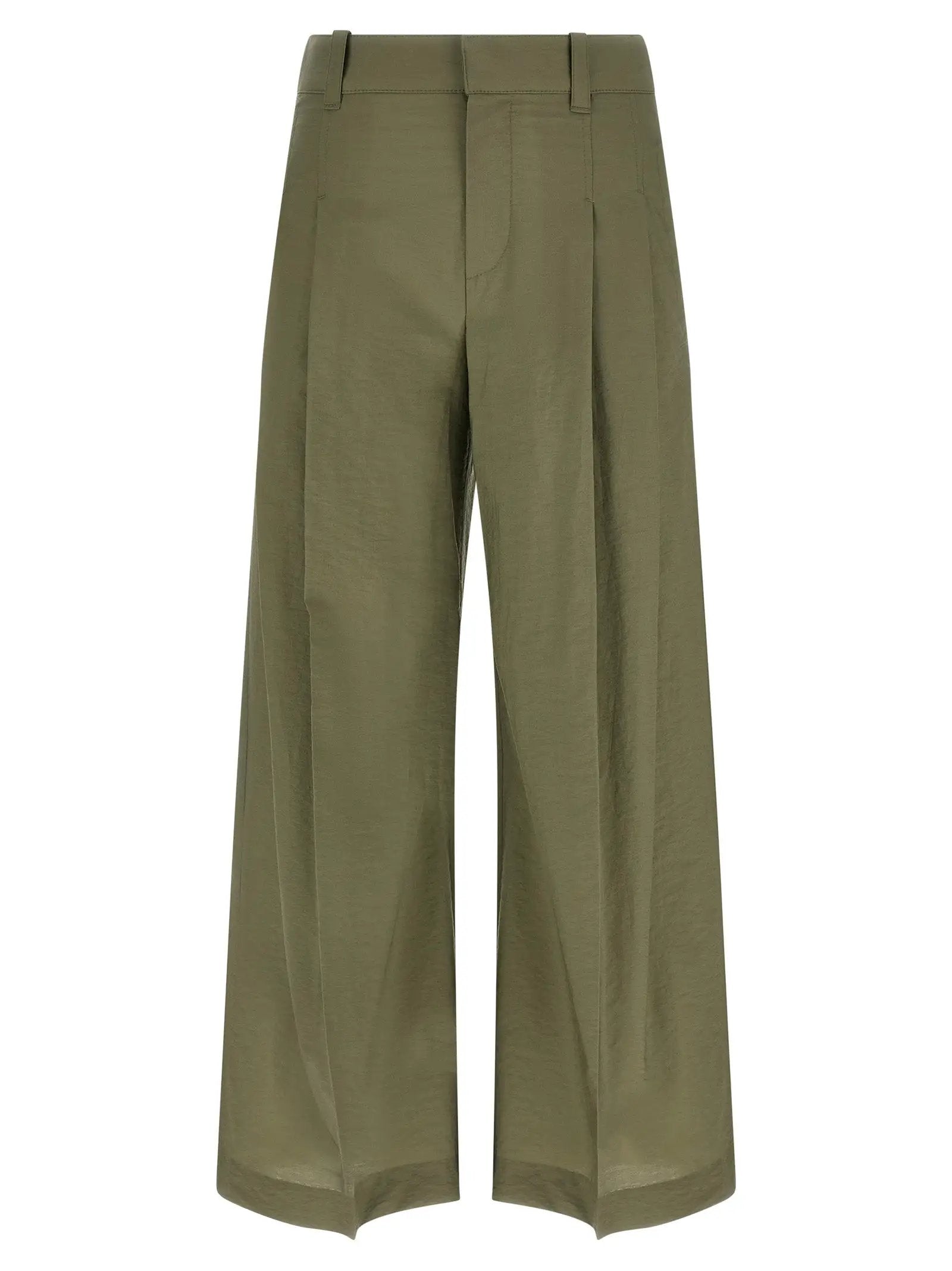 Brunello Cucinelli Bicolor Cotton Casual Pants