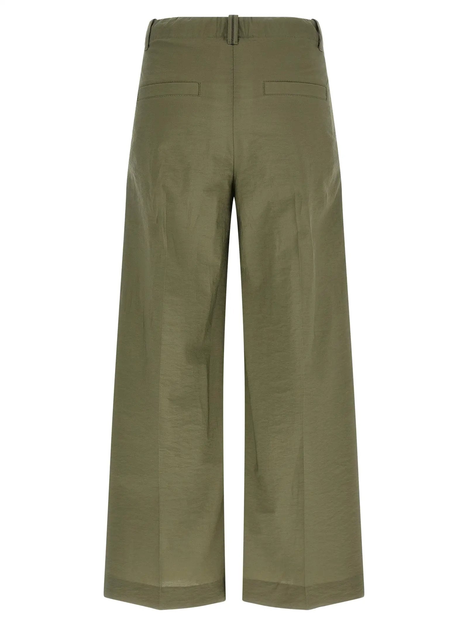 Brunello Cucinelli Bicolor Cotton Casual Pants