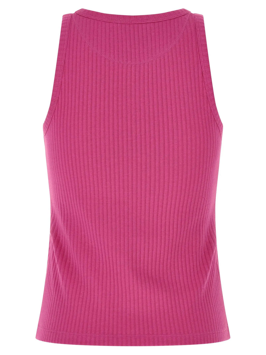Marni Fuchsia Cotton Sleeveles T-Shirt