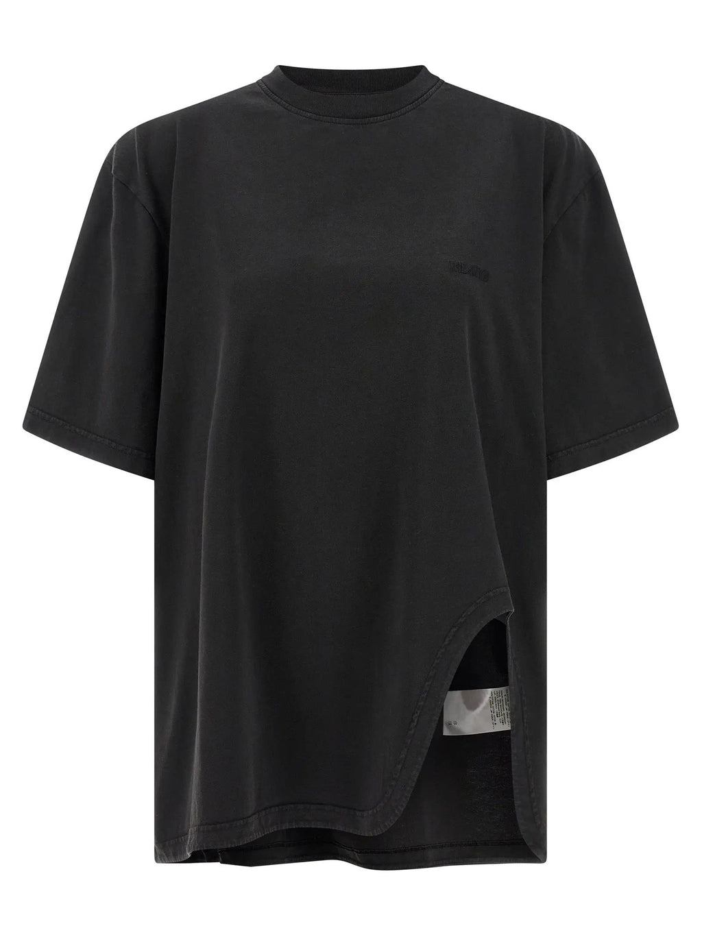The Attico Black Cotton T-Shirt