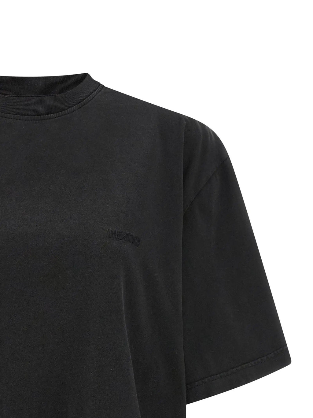 The Attico Black Cotton T-Shirt