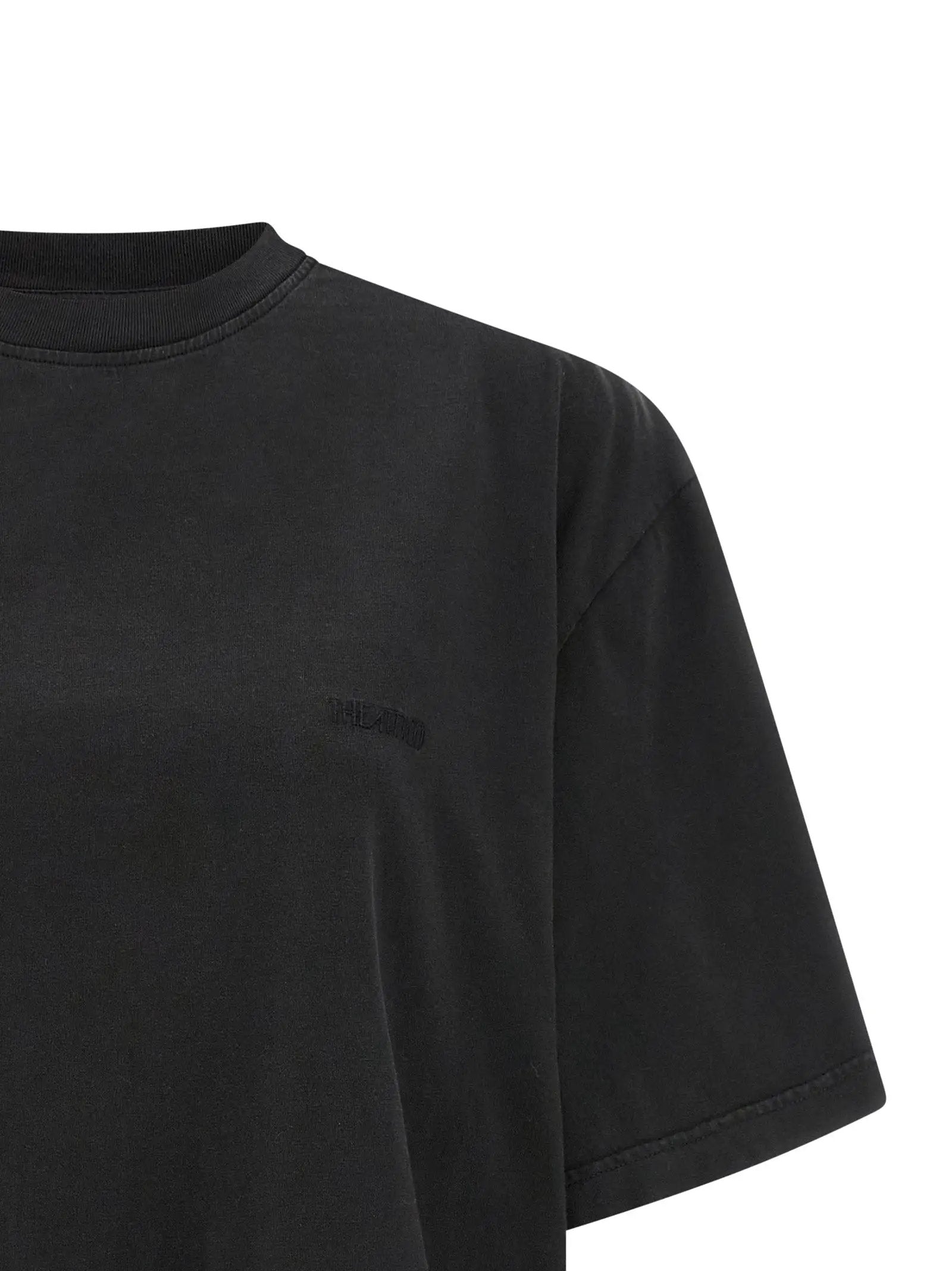 The Attico Black Cotton T-Shirt