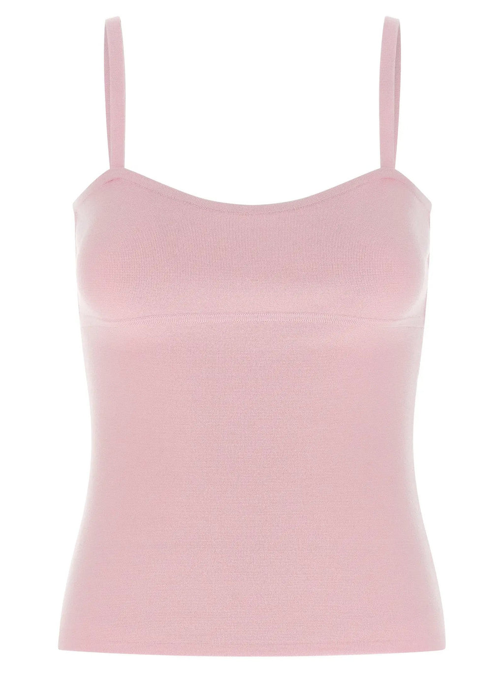 Max Mara Multicolor Virgin Wool Sleeveles T-Shirt