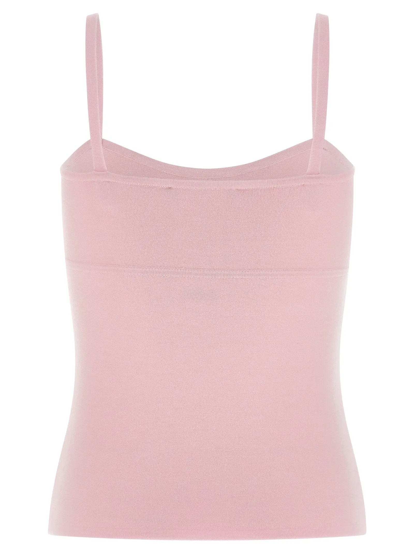 Max Mara Multicolor Virgin Wool Sleeveles T-Shirt