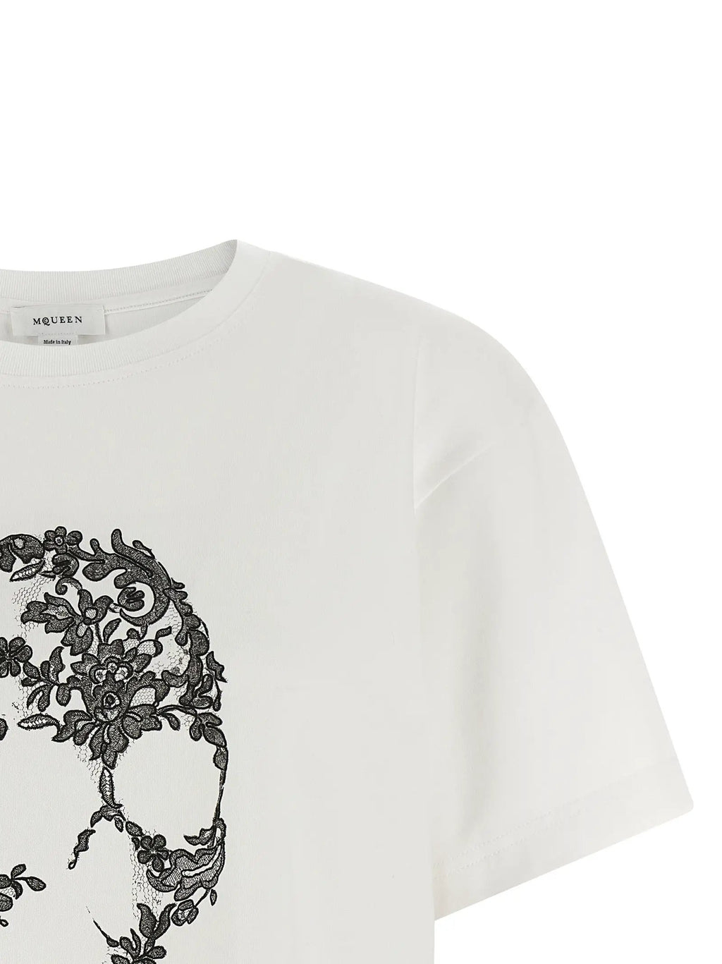 Alexander McQueen Bicolor Cotton T-Shirt