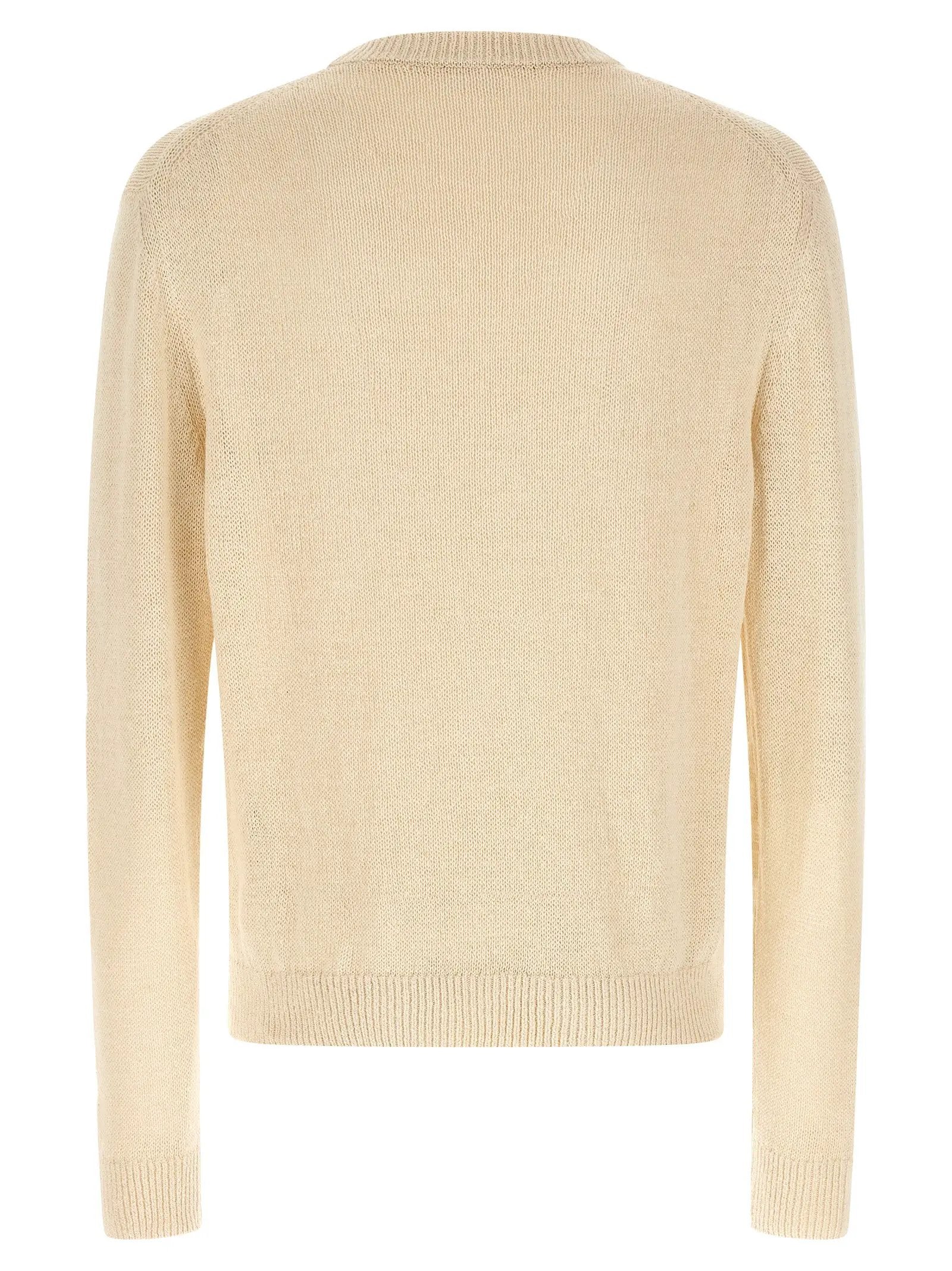 Jil Sander Beige Hemp Cardigan
