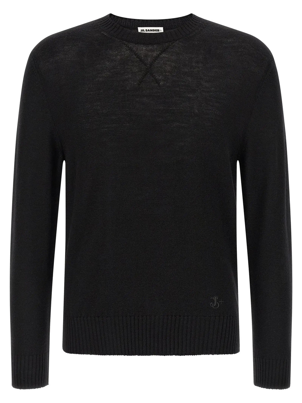 Jil Sander Black Virgin Wool Cardigan