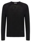 Jil Sander Black Virgin Wool Cardigan
