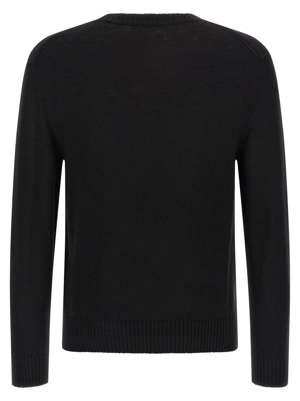 Jil Sander Black Virgin Wool Cardigan