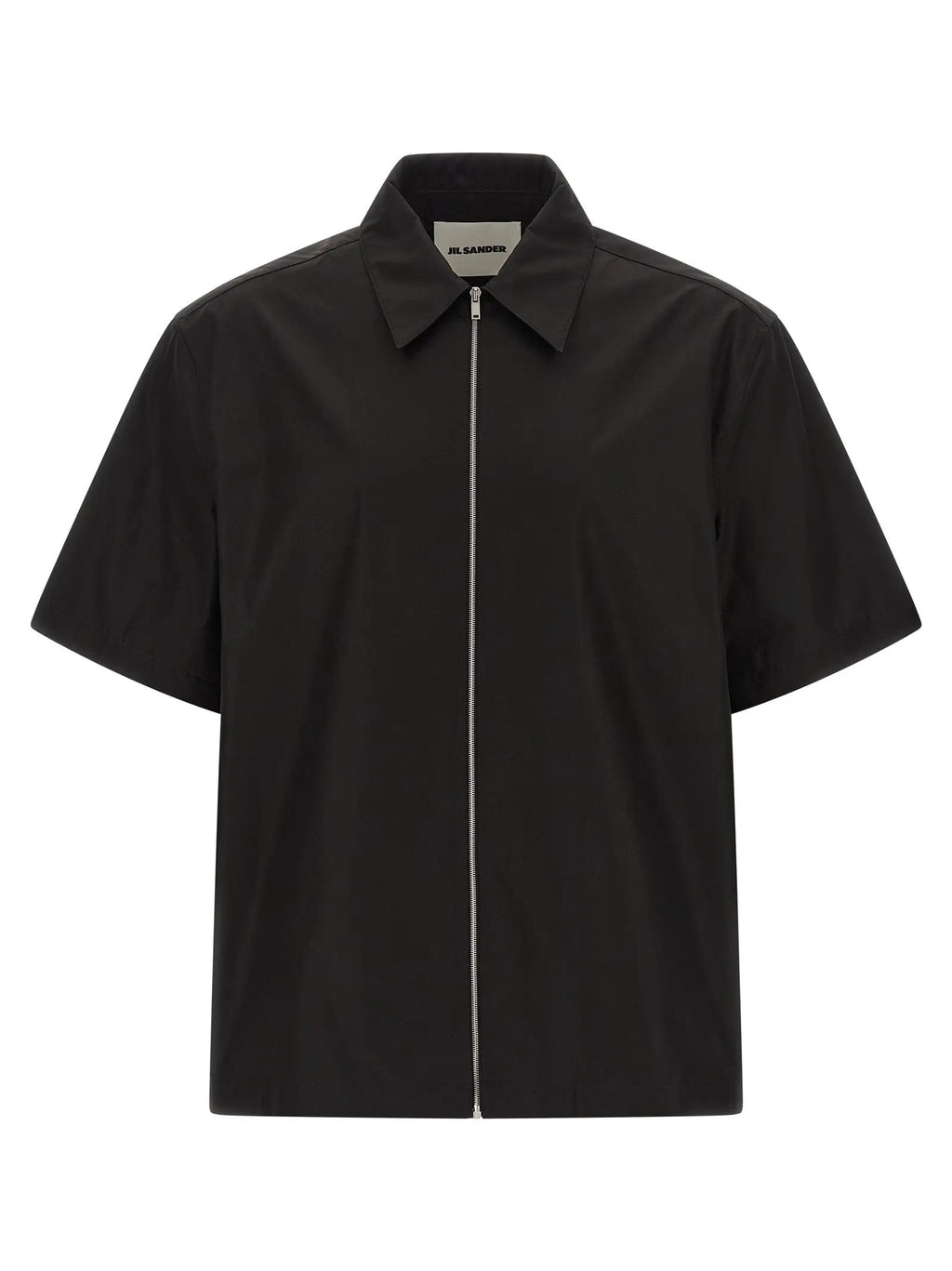 Jil Sander Black Cotton Blouse