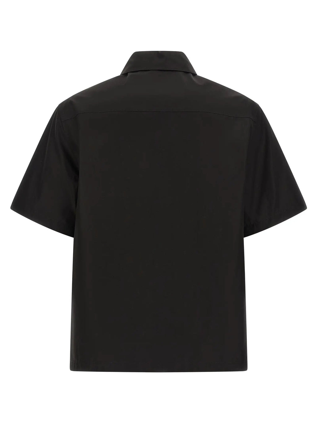 Jil Sander Black Cotton Blouse