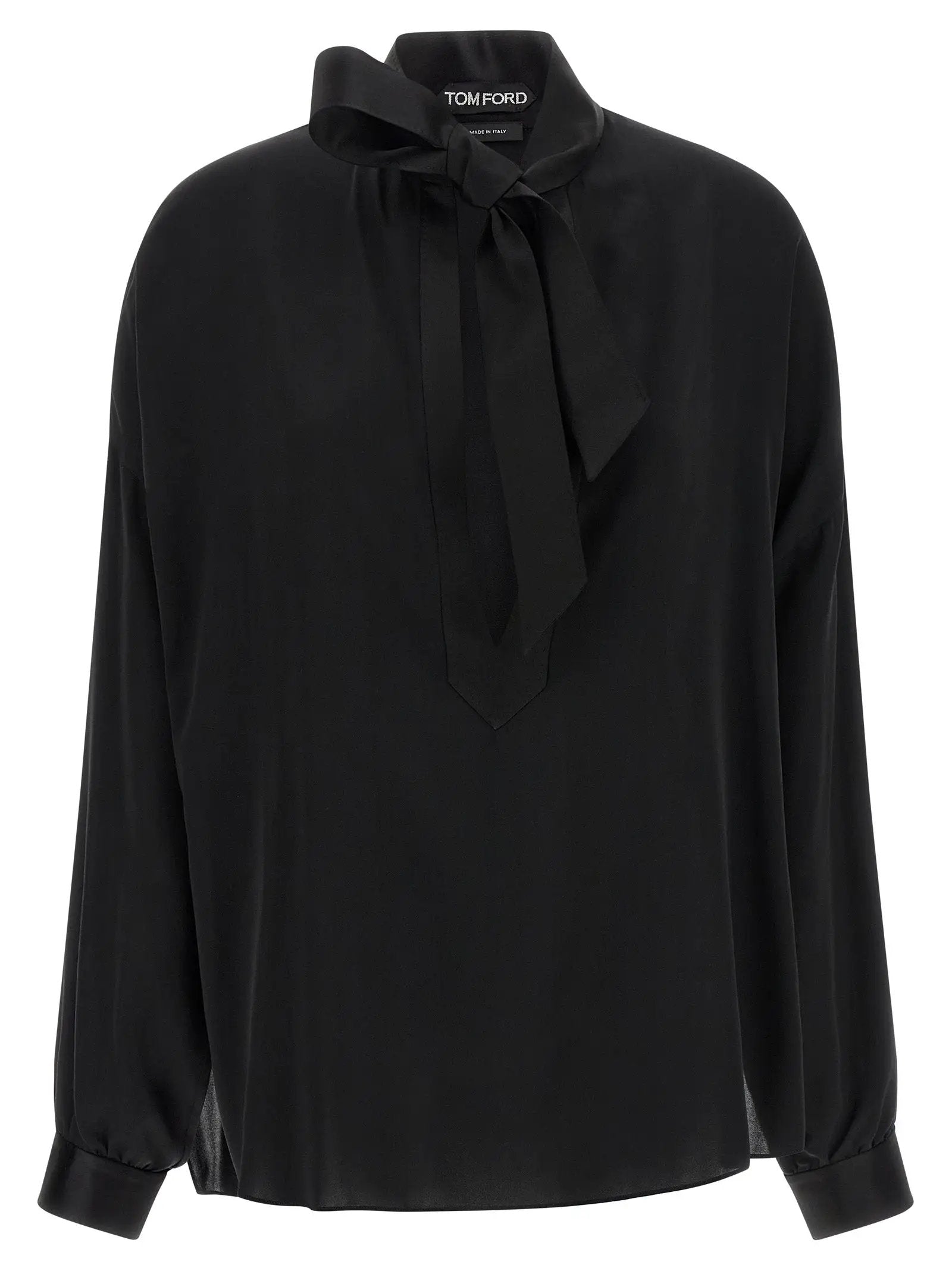 Tom Ford Black Silk Blouse