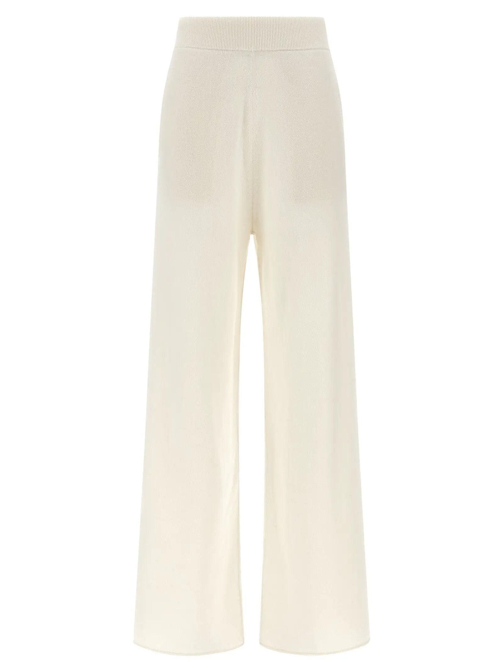 Max Mara White Cashmere Casual Pants